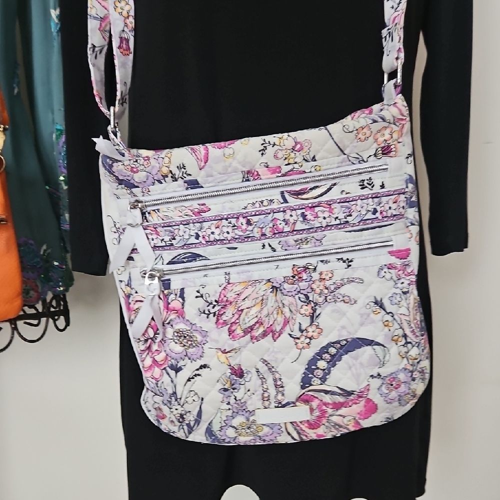 Vera Bradley Floral Crossbody Bag.